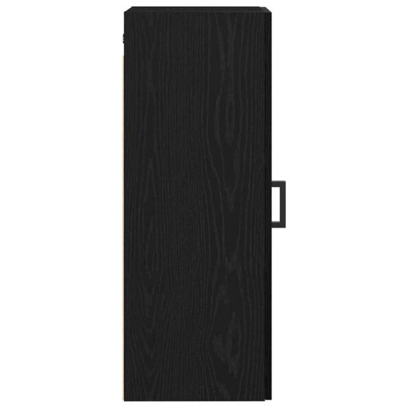 vidaXL Nástenná skrinka, čierny dub 34,5x34x90 cm, umelé drevo – Obrázok 7