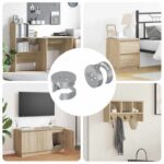 vidaXL Matice s kamlockom 2 pcs Strieborná 12 x 10 mm Oceľ