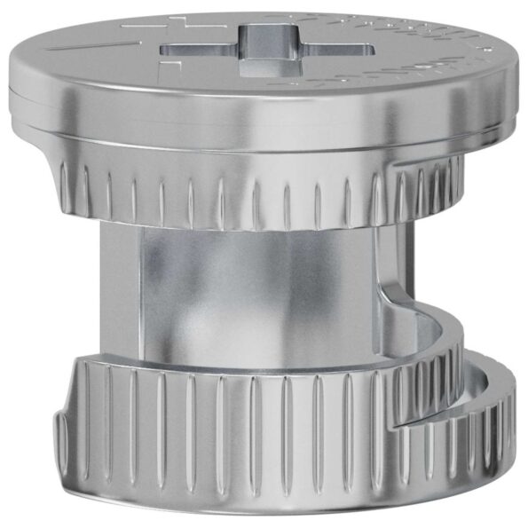 vidaXL Matice s kamlockom 12 pcs Strieborná 12 x 10 mm Oceľ – Obrázok 3