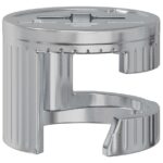 vidaXL Matice s kamlockom 12 pcs Strieborná 15 x 11,5 mm Kov – Obrázok 4