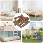 vidaXL Drevené kolíky 18000 pcs Hnedá Drevený masív