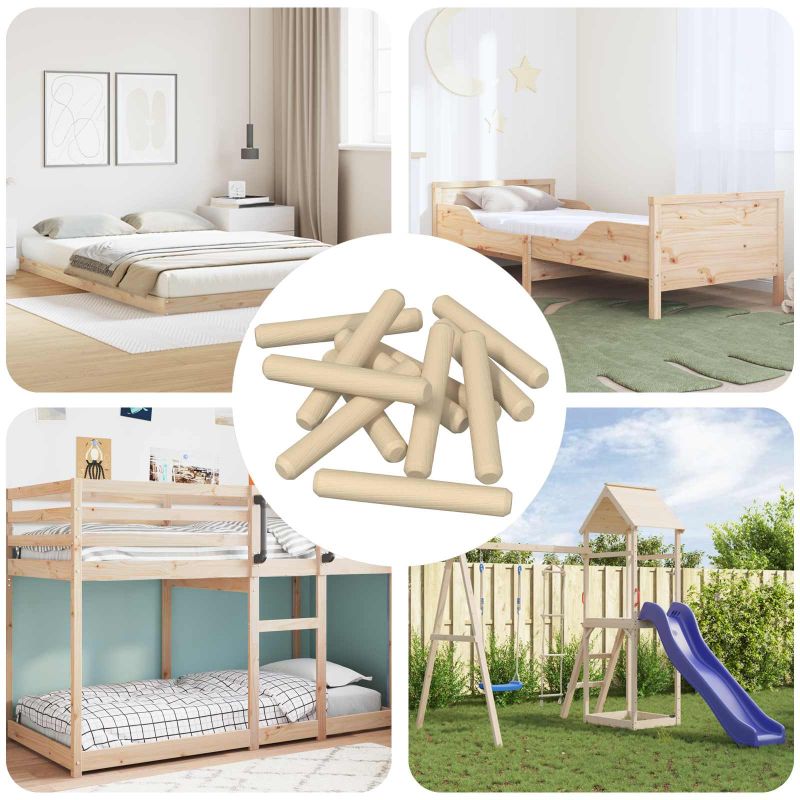 864372_1.jpg vidaXL Drevené kolíky 12000 pcs Hnedá Drevený masív – Obrázok 1
