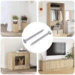 vidaXL Potvrdené skrutky 2 pcs Strieborná Ø5 x 40 mm Kov