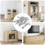 vidaXL Potvrdené skrutky 2100 pcs Strieborná Kov