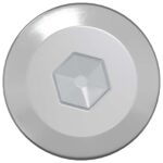 vidaXL Drevo skrutky 2 pcs Strieborná M6 x 70 mm Oceľ – Obrázok 3