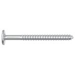 vidaXL Drevo skrutky 2 pcs Strieborná M6 x 70 mm Oceľ – Obrázok 4
