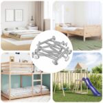 vidaXL Drevo skrutky 1350 pcs Strieborná Oceľ