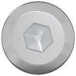 vidaXL Drevo skrutky 2 pcs Strieborná M6 x 70 mm Oceľ – Obrázok 3