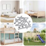 vidaXL Nábytkové skrutky 12 pcs Strieborná M6 x 85 mm Oceľ