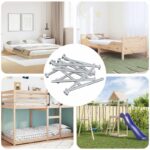 vidaXL Skrutka 1200 pcs Strieborná M6 x 85 mm Oceľ