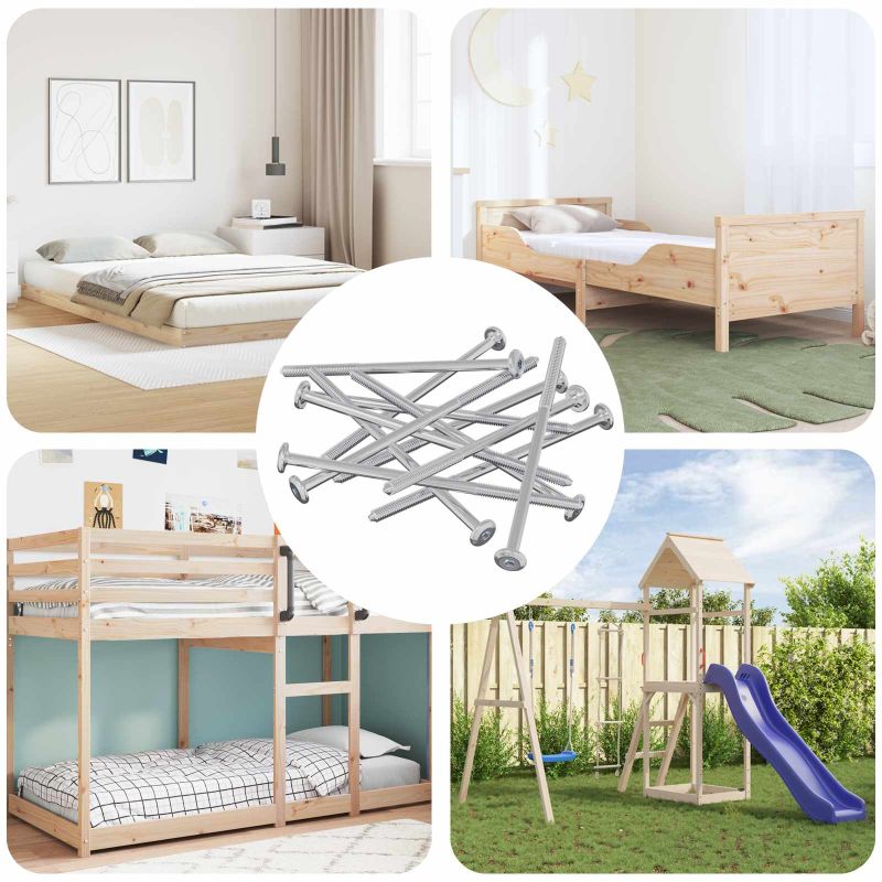 864423_1.jpg vidaXL Skrutka 800 pcs Strieborná M6 x 120 mm Oceľ – Obrázok 1