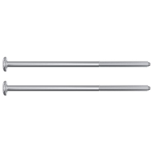 vidaXL Skrutka 800 pcs Strieborná M6 x 120 mm Oceľ – Obrázok 4