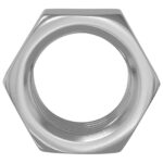 vidaXL Hex matica 12 pcs Strieborná M6 Kov – Obrázok 3