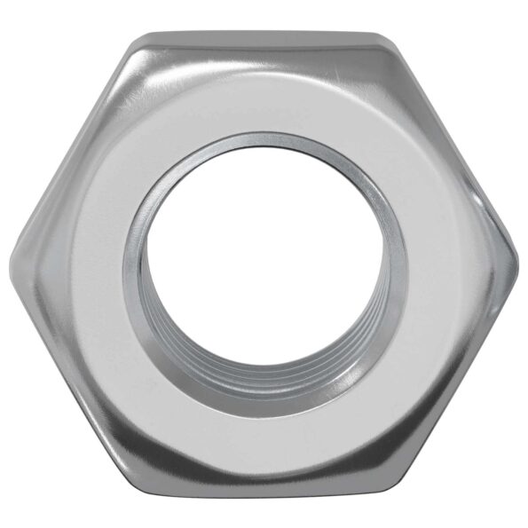vidaXL Hex matica 2 pcs Strieborná m8 Kov – Obrázok 3