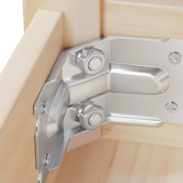 vidaXL Hex matice 3600 pcs Strieborná Železo – Obrázok 6