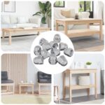 vidaXL Hex žalúdkové matice 3913 pcs Strieborná Kov