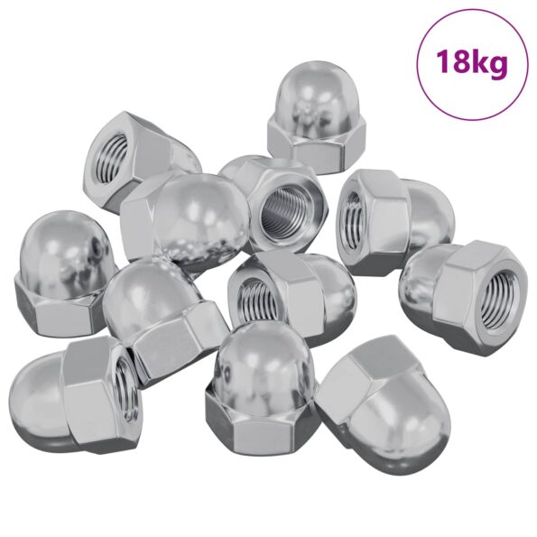 vidaXL Hex žalúdkové matice 3913 pcs Strieborná Kov – Obrázok 2