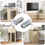 vidaXL Skrutka 2 pcs Strieborná M6 x 12 mm Železo