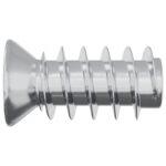 vidaXL Skrutka 2 pcs Strieborná M6 x 12 mm Železo – Obrázok 4