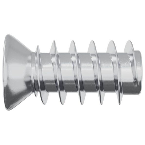 vidaXL Skrutka 2 pcs Strieborná M6 x 12 mm Železo – Obrázok 4