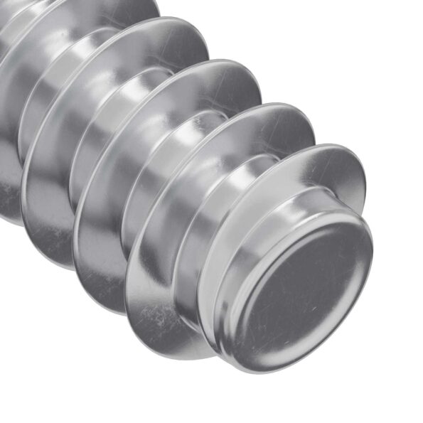 vidaXL Skrutka 2 pcs Strieborná M6 x 12 mm Železo – Obrázok 5