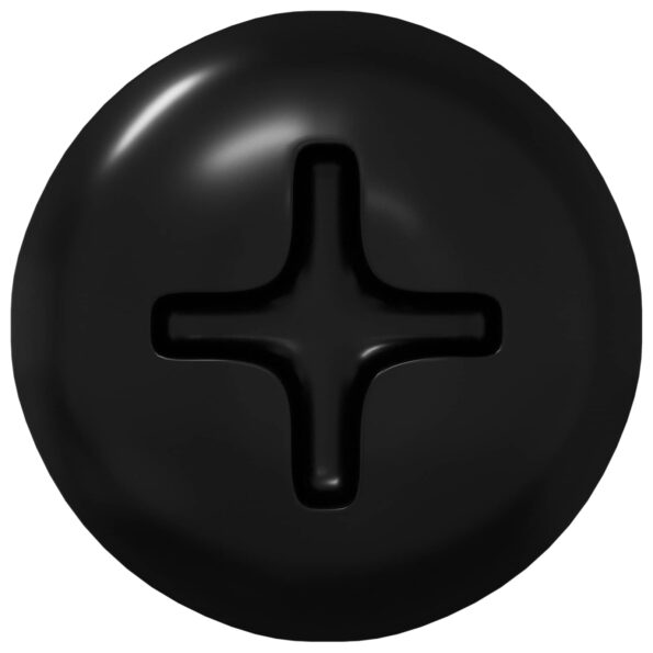 vidaXL Samorezný skrutkový klinc 9000 pcs Čierna Oceľ – Obrázok 3