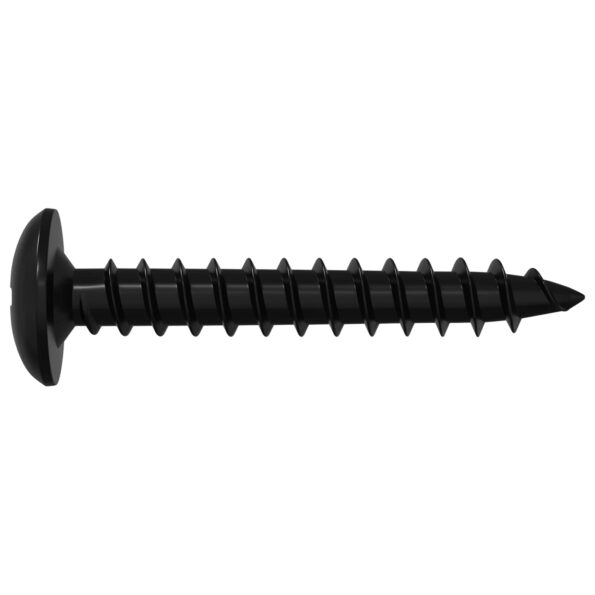 vidaXL Samorezný skrutkový klinc 9000 pcs Čierna Oceľ – Obrázok 4