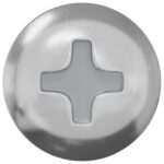 vidaXL Drevená skrutka 2 pcs Strieborná 8,8 x 31 mm Železo – Obrázok 3