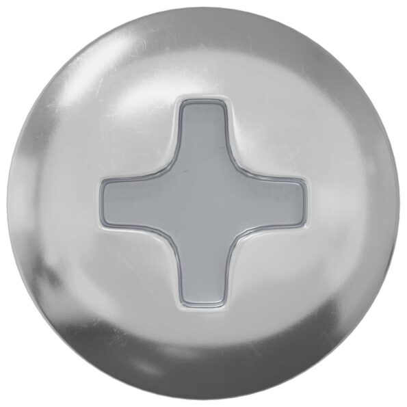 vidaXL Drevená skrutka 2 pcs Strieborná 8,8 x 31 mm Železo – Obrázok 3