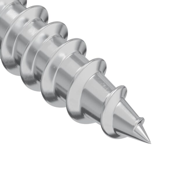 vidaXL Drevená skrutka 2 pcs Strieborná 8,8 x 31 mm Železo – Obrázok 5