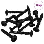 vidaXL Závitový klinc 8219 pcs Čierna Oceľ – Obrázok 7