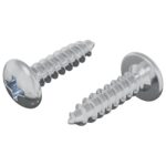 vidaXL Skrutka 2 pcs Strieborná M4 x 16 mm Oceľ – Obrázok 2