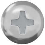 vidaXL Skrutka 2 pcs Strieborná M4 x 16 mm Oceľ – Obrázok 3