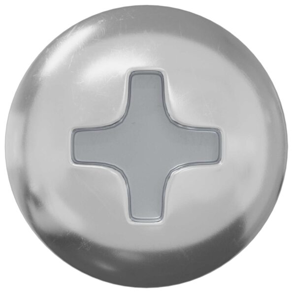 vidaXL Skrutka 2 pcs Strieborná M4 x 16 mm Oceľ – Obrázok 3