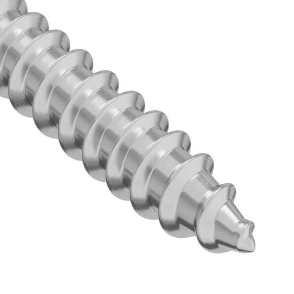 vidaXL Drevená skrutka 3273 pcs Strieborná 9,8 x 53 mm Oceľ – Obrázok 5
