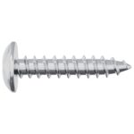 vidaXL Drevo skrutky 2 pcs Strieborná M4 x 20 mm Oceľ – Obrázok 4