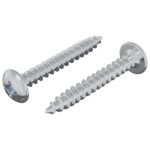 vidaXL Drevo skrutky 2 pcs Strieborná M4 x 28 mm Oceľ – Obrázok 2