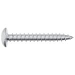 vidaXL Drevo skrutky 2 pcs Strieborná M4 x 28 mm Oceľ – Obrázok 4