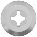 vidaXL Zámková matica 2 pcs Niklová M6 x 15 mm Oceľ – Obrázok 3