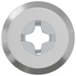 vidaXL Zámková matica 12 pcs Strieborná M6 x 25 mm Oceľ – Obrázok 3