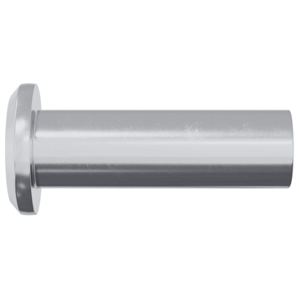vidaXL Zámková matica 12 pcs Strieborná M6 x 25 mm Oceľ – Obrázok 4