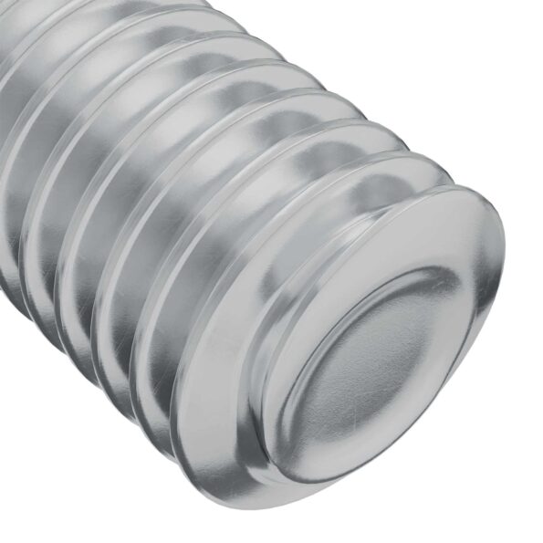 vidaXL Zámková skrutka Jednofarebný 2 pcs Strieborná M6 x 12 mm Oceľ – Obrázok 5