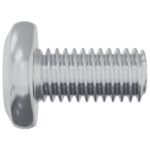 vidaXL Zámková skrutka Jednofarebný 12 pcs Strieborná M6 x 12 mm Oceľ – Obrázok 4