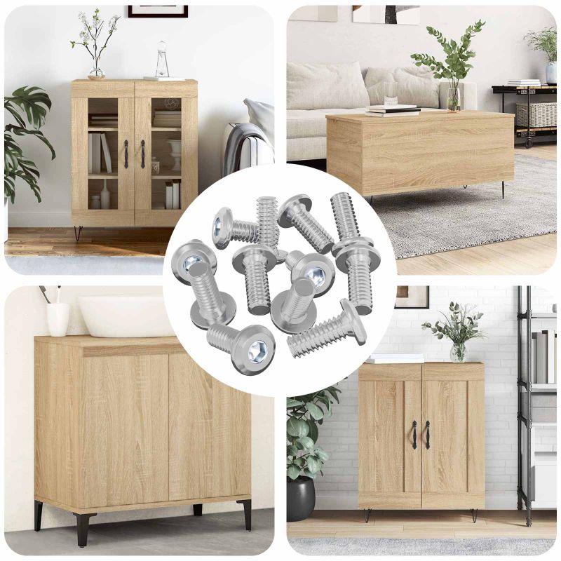 864576_1.jpg vidaXL Skrutka s hlavou a zámkom 3600 pcs Strieborná Oceľ – Obrázok 1