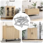 vidaXL Skrutka s hlavou a zámkom 2514 pcs Strieborná Oceľ