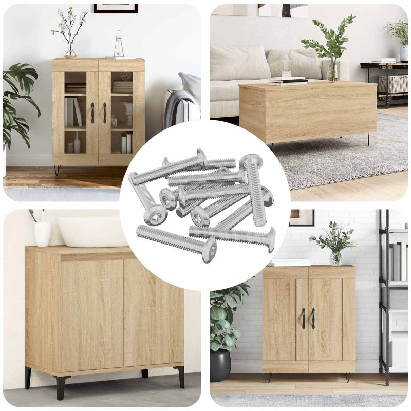 864582_1.jpg vidaXL Skrutka s hlavou a zámkom 2514 pcs Strieborná Oceľ – Obrázok 1