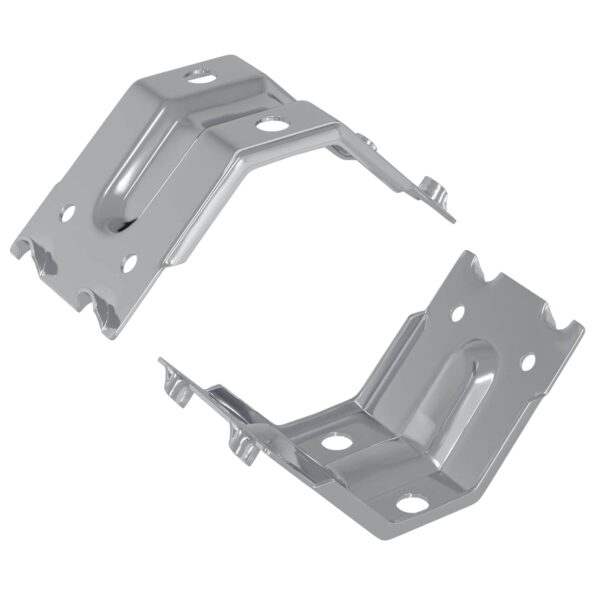 vidaXL Konzola 2 pcs Zinkovaný 106 x 55 x 1,5mm Oceľ – Obrázok 2