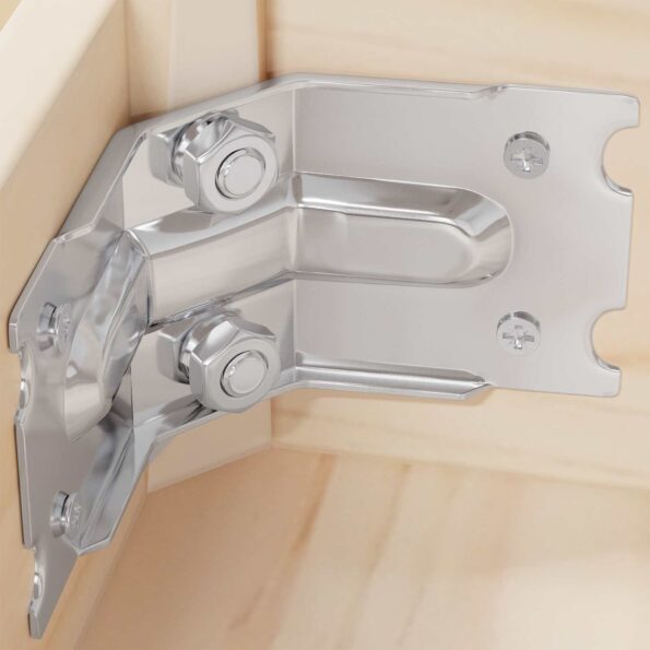vidaXL Konzola 2 pcs Zinkovaný 106 x 55 x 1,5mm Oceľ – Obrázok 6