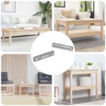 vidaXL Matica 2 pcs Zinkovaný 60 x 12 mm Železo