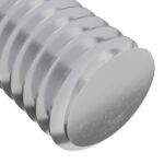 vidaXL Skrutka 2 pcs Strieborná 8 x 25 mm Oceľ – Obrázok 5